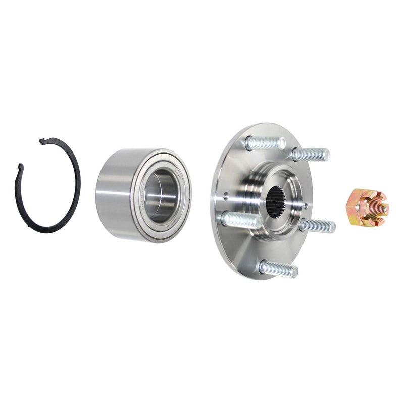 DuraGo 29596149 Front Wheel Hub Kit, 1 Pack, Silver - Image 1